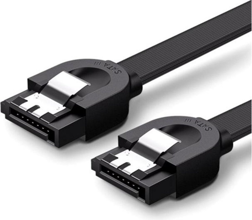 Кабель UGREEN US217 SATA 3 Data Cable 0.5m (Black)(UGR-30796) (UGR-30796) Київ - фото 1