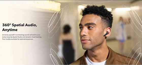 Нові запаковані Навушники Soundcore Anker Sound Core Liberty 4 pro чорні. Киев