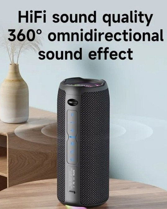 Стерео пара  колонок Zeаlot S49Pro, бездротова, TWS, mp3-плеер. Киев - изображение 2