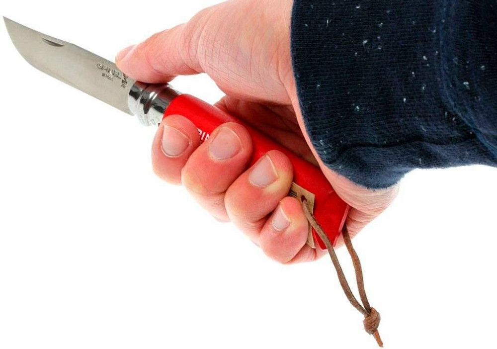 Туристичний Ніж Opinel "Inox No8 VRI бук" Origins Red (001705) Неіржавка сталь Нововолинськ - фото 6