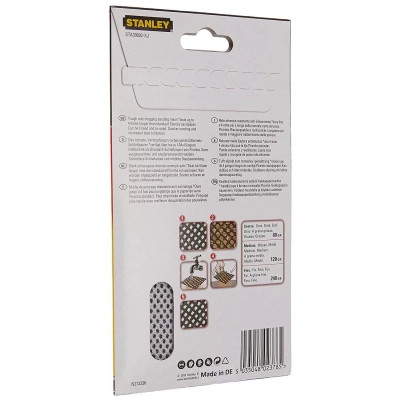 Сітка абразивна Stanley шліфувальна, 100х165 мм, 3 листи, 80 мкм для KA280, BEW200 (STA39092) Вінниця - фото 2