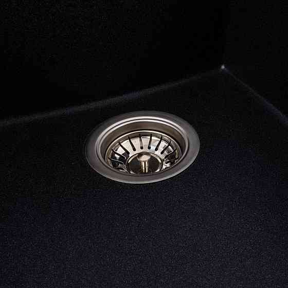 Гранітна мийка для кухні VALESO ROXY 3744 матова Карбон Коломыя