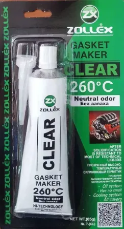 Герметик Zollex CLEAR Преміум прозорий 85 г Полтава