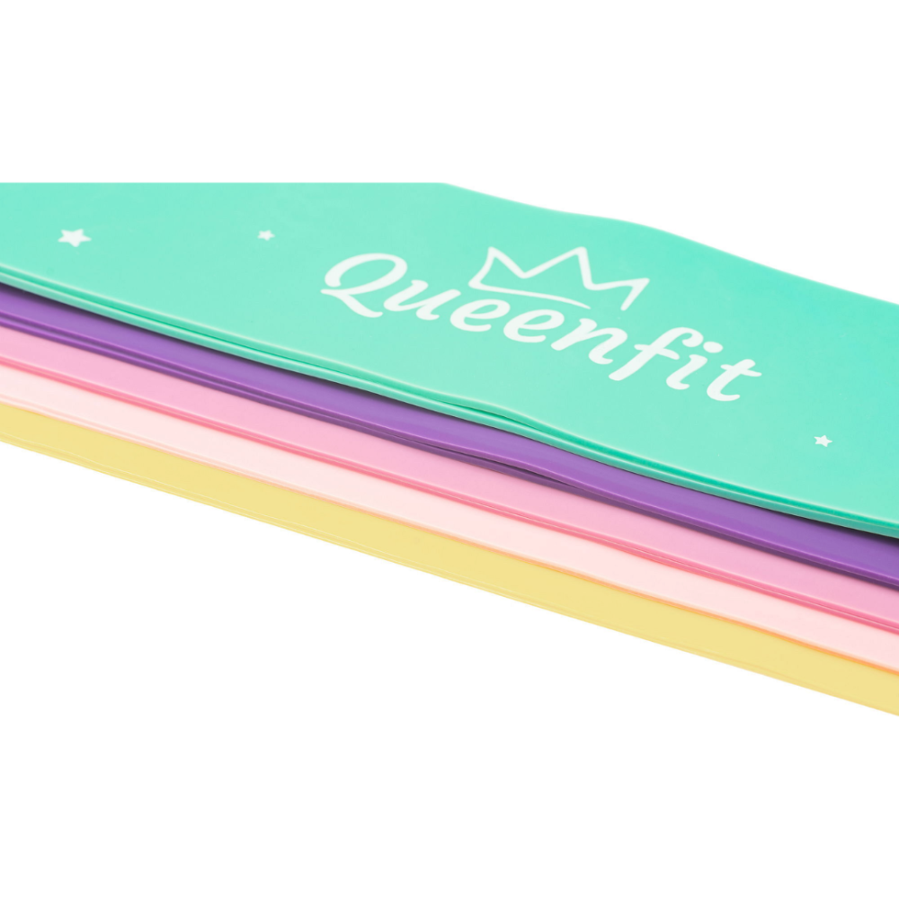 Набір резинок для фітнесу Queenfit 0,5-30кг Q-66435 Киев - изображение 4