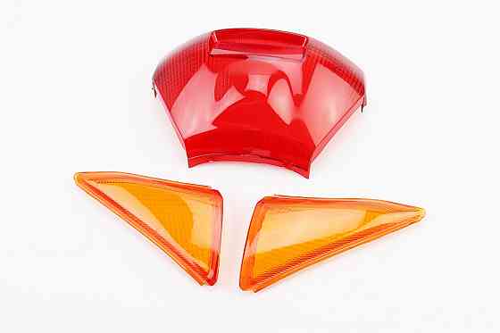 Honda LEAD AF-48 "скло"- стопа, червоне + поворотів, жовті к-кт 3шт Київ