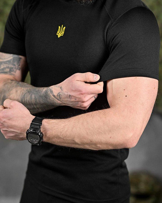 Тактическая потоотводящая футболка patriot gerbВО7252 Одесса - изображение 4