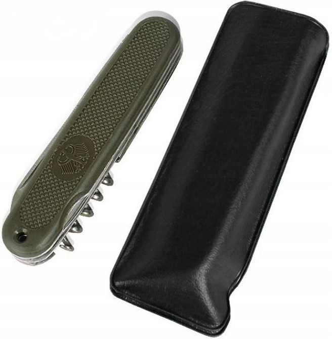 Багатофункціональний Складаний Ніж - Мультитул 7в1 з чохлом Mil-Tec "Бундесвер" (15337000) Нержавіюча сталь Нововолинськ - фото 6