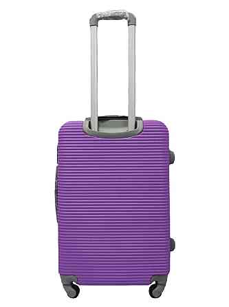 Валіза пластикова MILANO BAG 004 середня фіолетова Київ