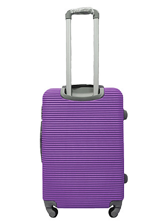 Валіза пластикова MILANO BAG 004 середня фіолетова Київ - фото 3