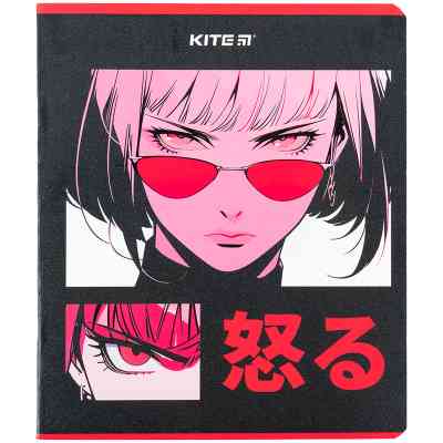 Зошит Kite Anime 48 аркушів, клітинка (K24-259-2) Вінниця
