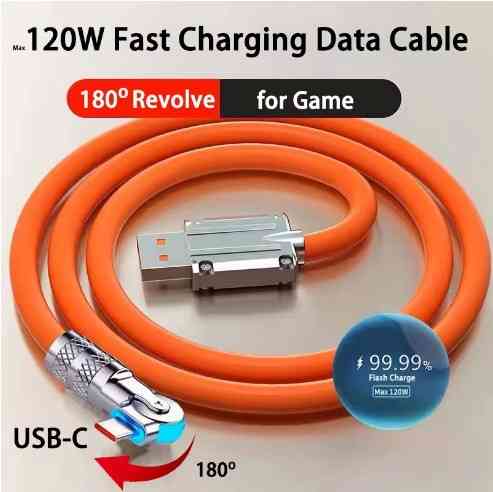 Зарядний кабель USB Type-C із обертанням на 180 градусів Запоріжжя