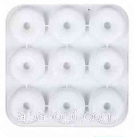 Форма силиконовая на 9 изделий 28 х 28 см Пончик( шт).Aba-Opt Одесса