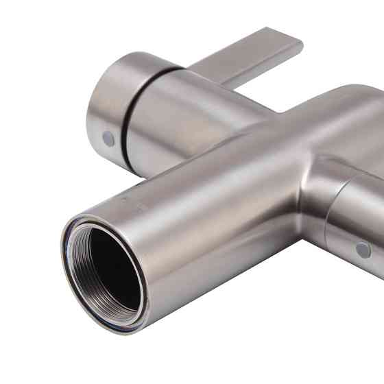 Смеситель для кухни с выходом для питьевой воды Koer KI-72020-02 (из нерж. стали) (KR4797) Киев