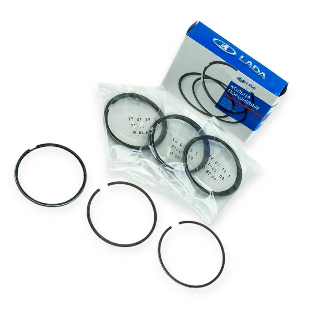 Кольца поршневые 2108, 2109, 21099, 2110, 2111, 2112 (82.0) LADA Мукачево - изображение 1