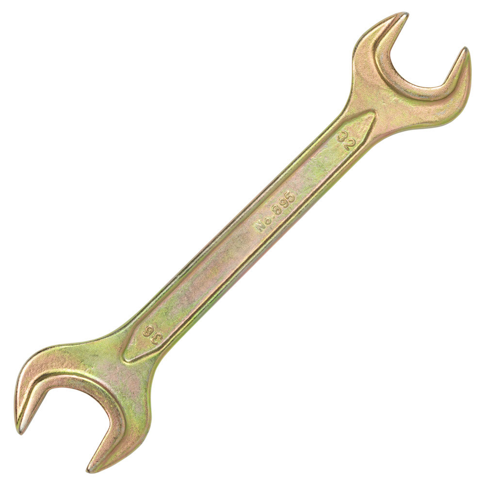 Ключ рожковый 32×36мм желтый цинк SIGMA (6025361) Ровно - изображение 2