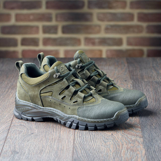Тактичні літні кросівки. Міцні, непромокальні 4011 хакі ЗСУ Харків