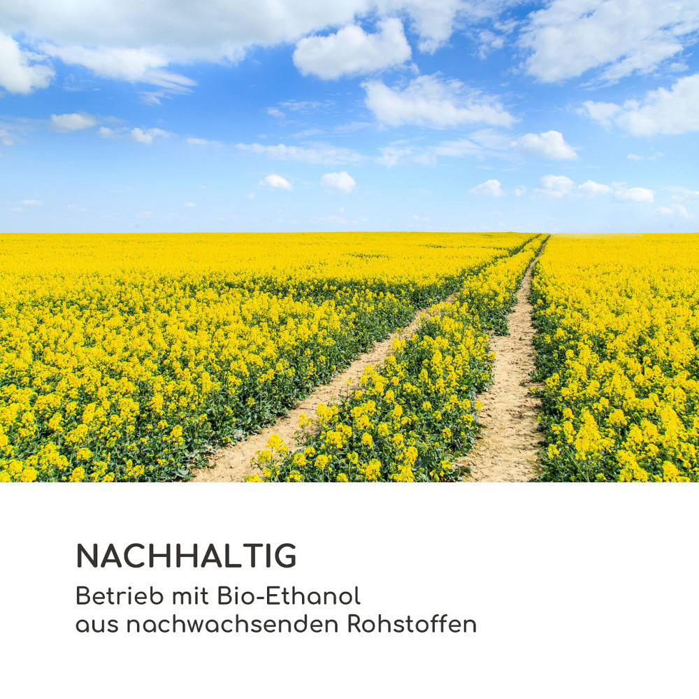 Fiamme Scopi этаноловый камин горелка из нержавеющей стали 3 литра 5-6 часов время горения черный (Германия, Ровно - изображение 9