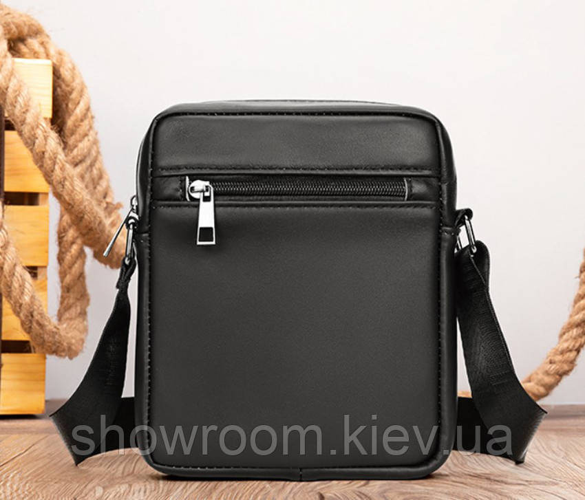 Зручна чоловіча шкіряна сумка Leather Collection (5043) Київ - фото 1