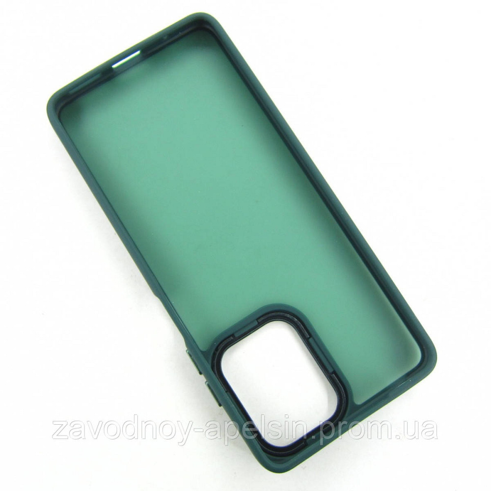 Motorola Moto G24 Матовый чехол Frame TPU+PC (зеленый) Одесса - изображение 2
