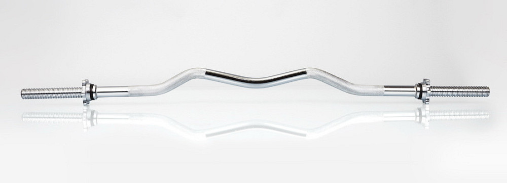 Гриф для штанги 120 см W-подібний хромований (30 мм) на штангу Київ - фото 2