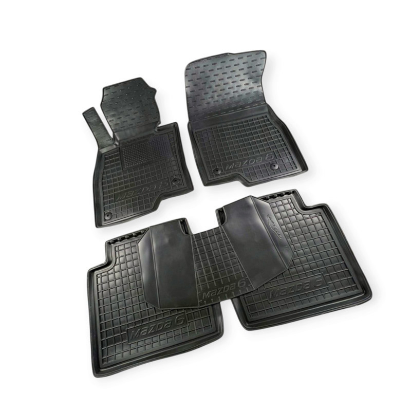 Килимки Мазда 6 iii 2013 -> борт 2,5 см, з перемичкою салону Мукачево - фото 1