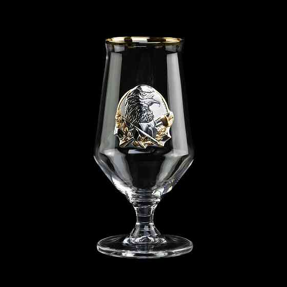 Набір для пива “SENATOR” 6 келихів 470 мл, кришталь, золото Рівне