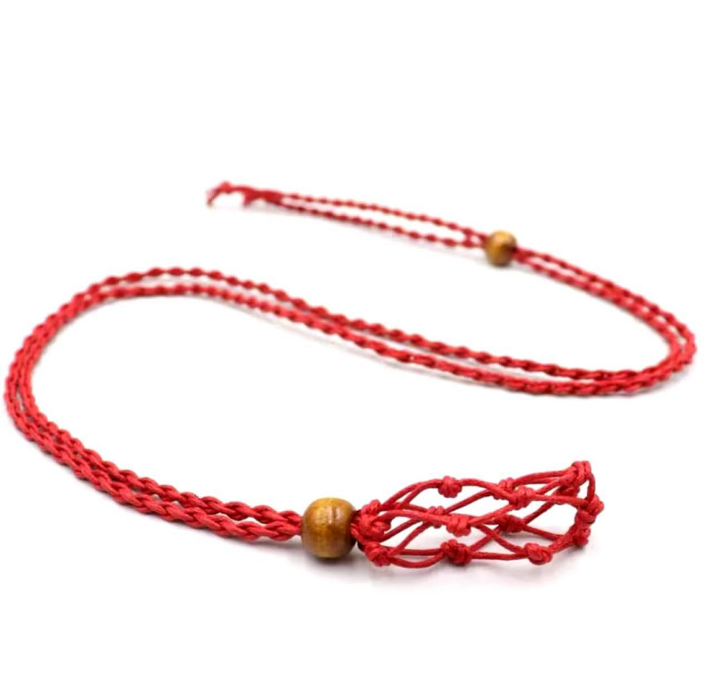 Пустой держатель для кристаллов с регулируемой длиной, плетеный шнур. Киев - изображение 1