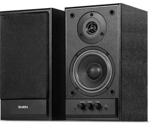 Нові!Акустичні системи гар.SVEN SPS-702 40Wдерев'яні ЧОРНІ колонки 2.0 Харків - фото 1