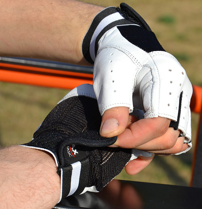 Рукавички для фітнесу MadMax MFG-248 Clasic White XXL Київ - фото 8