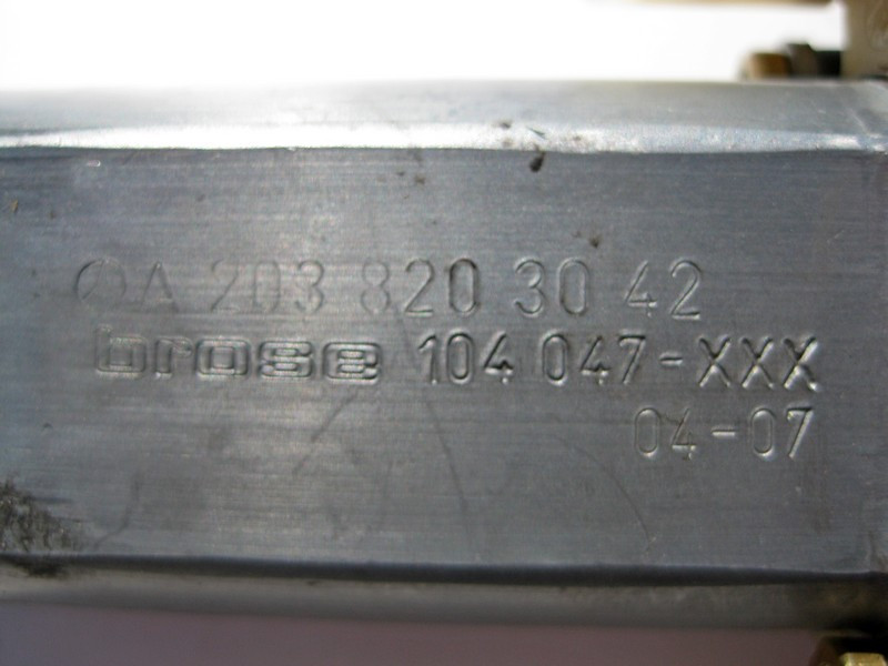 Mercedes-Benz  A2038203042 Моторчик заднього правого склопідйомника C-Class W203 Одесса - изображение 3