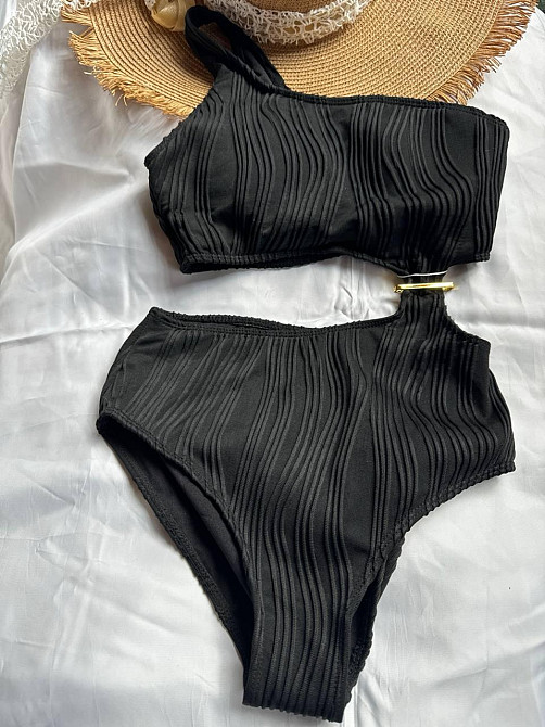 Купальник жіночий монокіні Чорний S Харків - фото 2