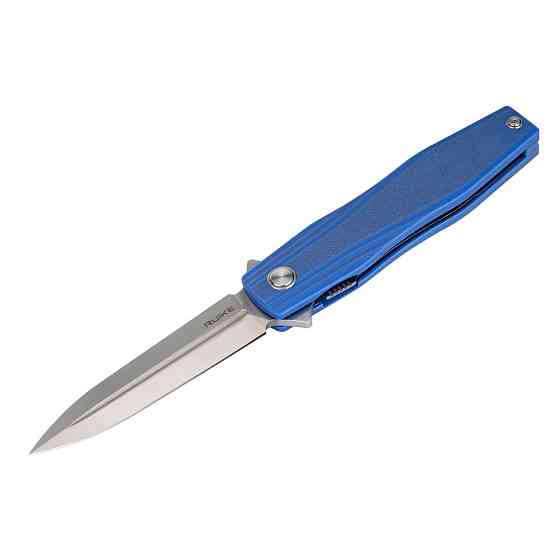 Ніж складаний туристичний Ruike P188-E, (9.1 см) D2 / G10 синій Киев