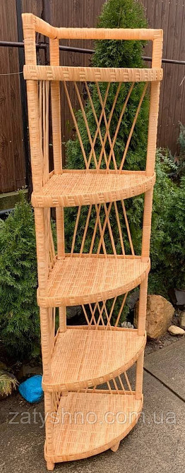 Плетеная угловая полка Киев - изображение 4