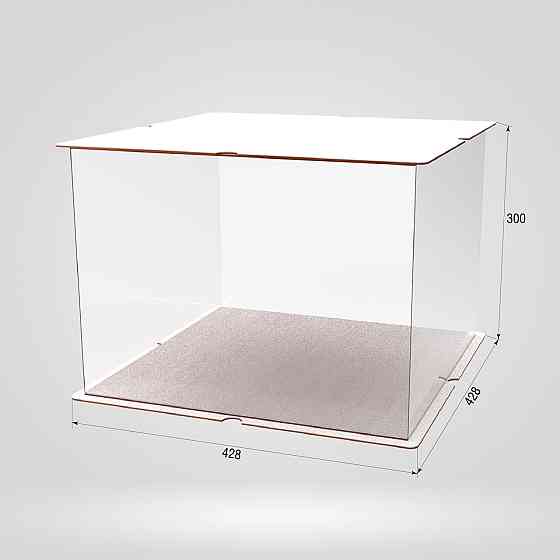 Коробка для тортів, квітів та подарунків EKOSTAR 400х400х300 Київ