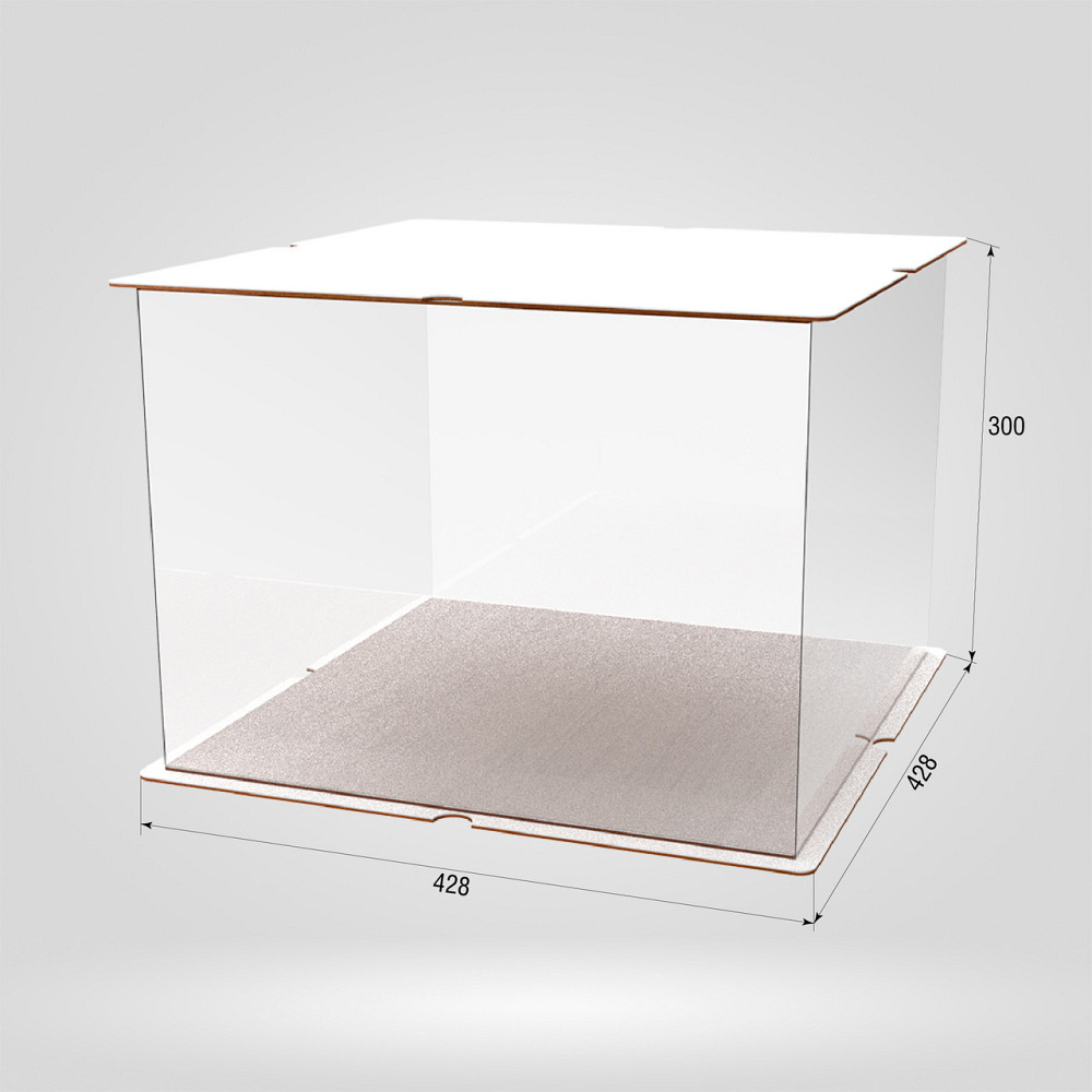 Коробка для тортів, квітів та подарунків EKOSTAR 400х400х300 Київ - фото 2