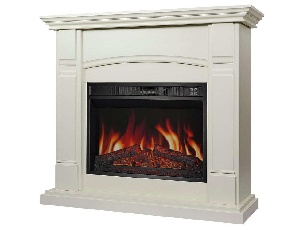 Камінокомплект ArtiFlame Manchester AF23S білий дуб з обігрівом і звуком горіння вогню Львів - фото 3