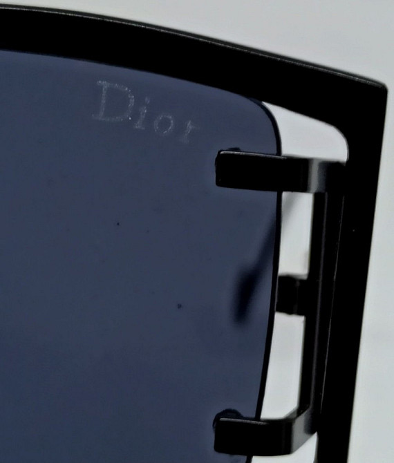 Женские брендовые очень стильные очки черные однотонные в черном метал. Киев - изображение 2