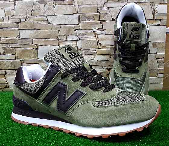 Чоловічі кросівки New Balance Black/Green ML574EGK Суми