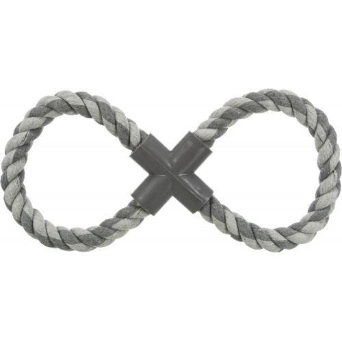 Іграшка Trixie для собак Канат-вісімка плетений з пластиковою хрестовиною текстиль 35 см Київ - фото 3