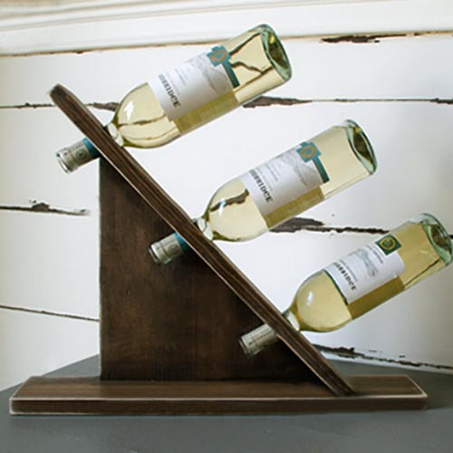 Настольная винная полка 