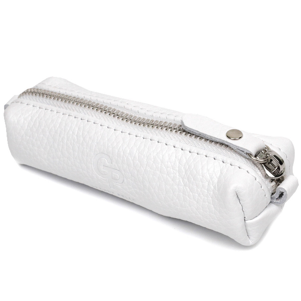 Чудова шкіряна ключниця GRANDE PELLE 11671 Білий Київ - фото 1