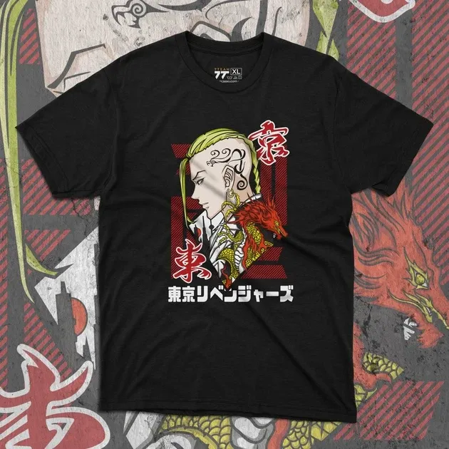 Футболка для подростка мальчика с принтом Токийские Мстители Рюгуджи Кен (Дракен) 3 Размер 160 Anime10612 Днепр - изображение 1