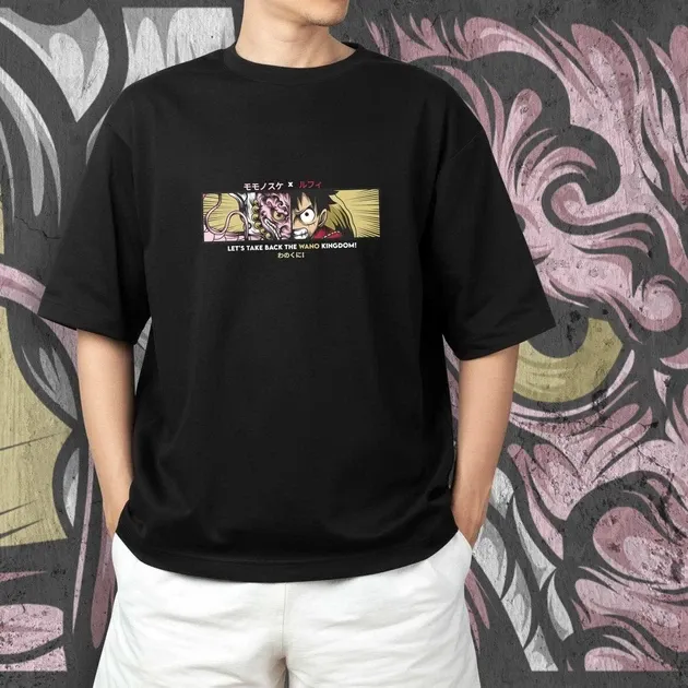 Футболка для підлітка хлопчика з принтом Ван Пис Luffy Wano Kingdom Розмір 160 Anime10251 Дніпро - фото 3