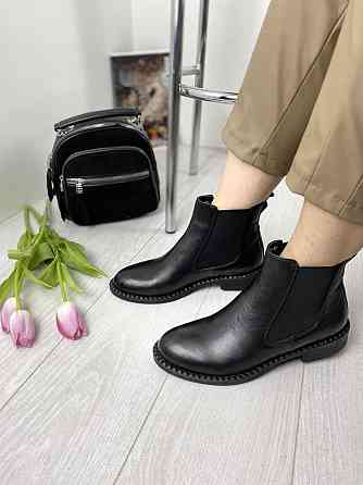 Kadar Черевики жіночі KADAR 00-1100491-Б чорні (весна-осінь, шкіра натуральна) (2683) 37р.38р.3 Коломыя