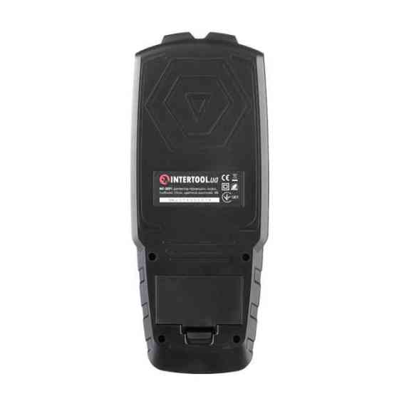 Детектор проводки INTERTOOL MT-3091, глибина 100 мм, кольоровий дисплей - детектор для дому та будівництва Львів