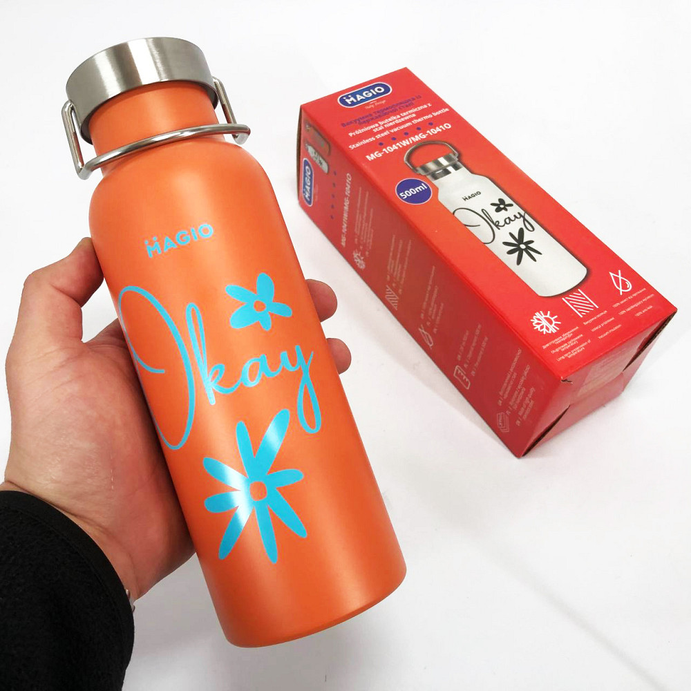 Термочашки для гарячих напоїв Magio, Термоконтейнер для напоїв, Термос у вигляді пляшки PL-36 Івано-Франківськ - фото 6