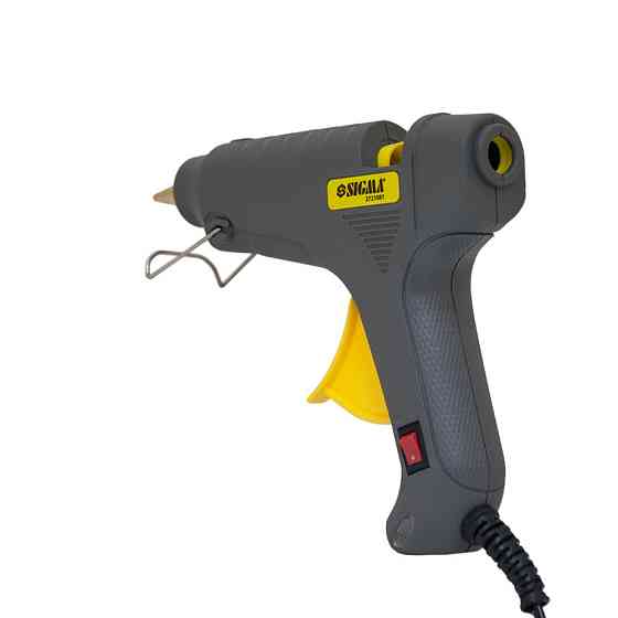 Пістолет термоклейовий з вимикачем Ø 11.2 мм 60 (100) Вт SIGMA (2721081) Київ