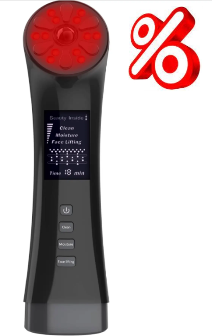 Микротоковый массажер для лица + RF лифтинг + EMS + светотерапия для лифтинга и омоложения кожи Днепр - изображение 1