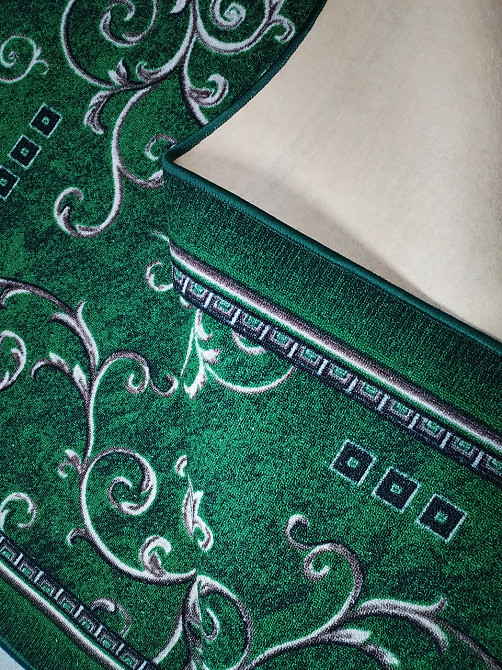 Килимова доріжка найкраща ціна, Зелені вензеля, Килим на виріз, 120, 120 Кам'янське - фото 5