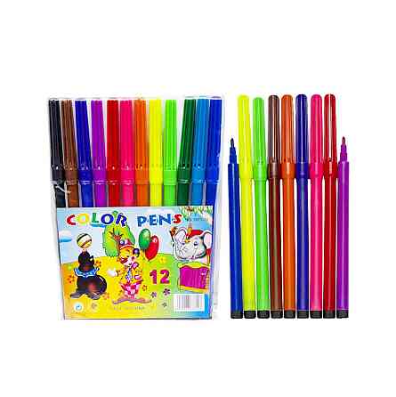 Дитячі Фломастери "Мультики" COLOR-IT 1871-12 12 кольорів Вінниця